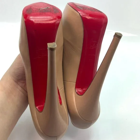 🌷❤️🔥FINAL SALE 🔥 FINAL PRICE🌷💥Christian Louboutin Lady Daf 160 Heels 37 - Picture 9 of 9